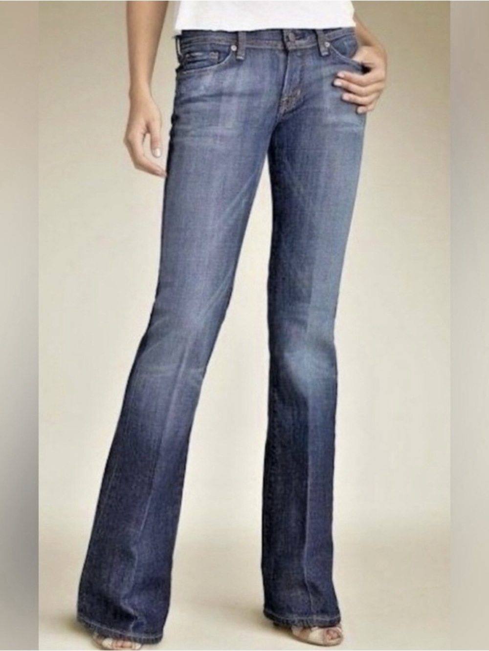 Citizens Of Humanity Ingrid #002 Low Waist Flair Jeans Size 29 Y2K Vintage Flare
